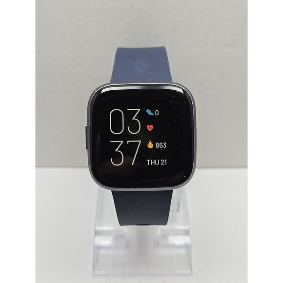 Fitbit Versa 2 Smartwatch Gray 40mm Alexa WR50M Always On Display No Charger - Picture 1 of 10